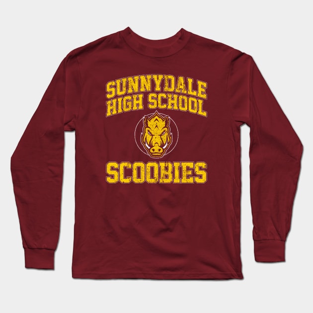 Sunnydale High School Scoobies Long Sleeve T-Shirt by huckblade